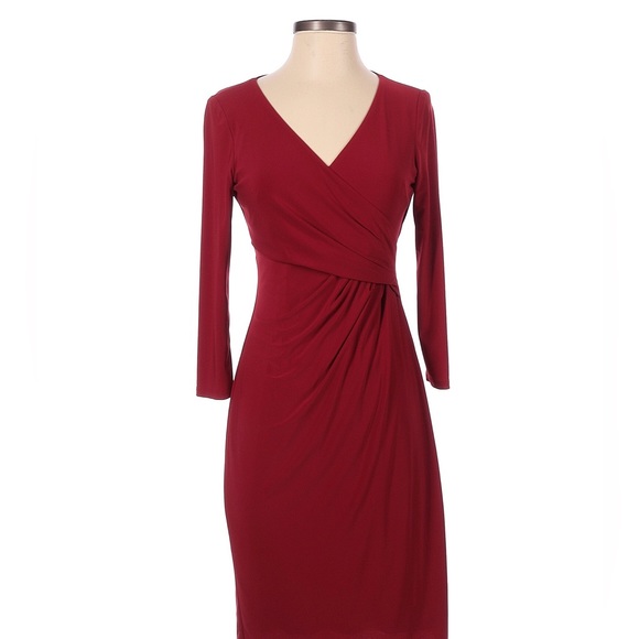 Lauren Ralph Lauren Dresses & Skirts - 👠Red Midi Dress LRL US 12P